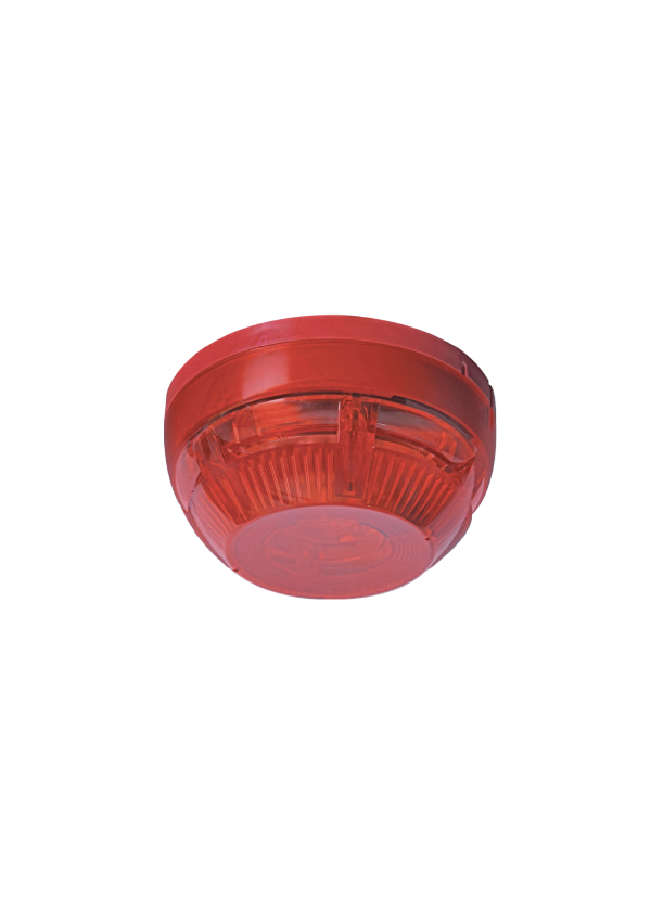 TEKNİM TFS-3193R KONVANSİYONEL YANGIN ALARM FLAŞÖRÜ. KIRMIZI