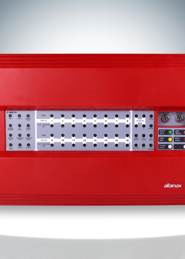 Alfamax C-1000-8R (Repeater) 8 Zonlu Konvansiyonel Tekrarlama Paneli