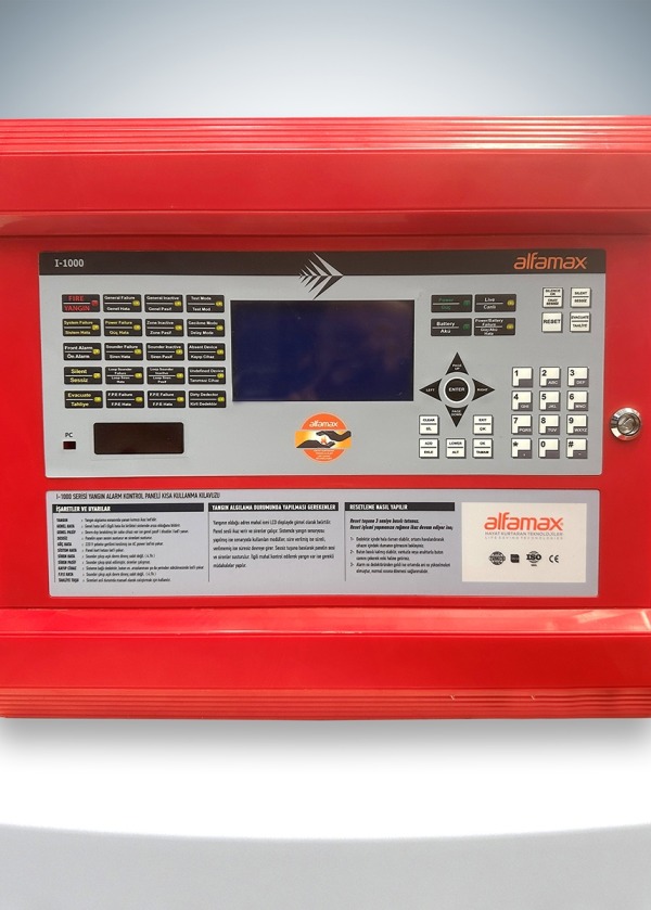 Alfamax I-1000-4 1 Loop Adresli Yangın Alarm Paneli