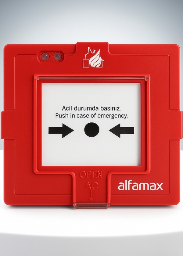 Alfamax C-1005 Konvansiyonel Yangın İhbar Butonu